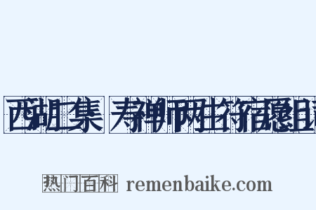 西湖二集·寿禅师两生符宿愿组词是什么意思的图片